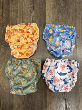 Kids Waterproof Swim Diaper Cover  - Multi Color Set